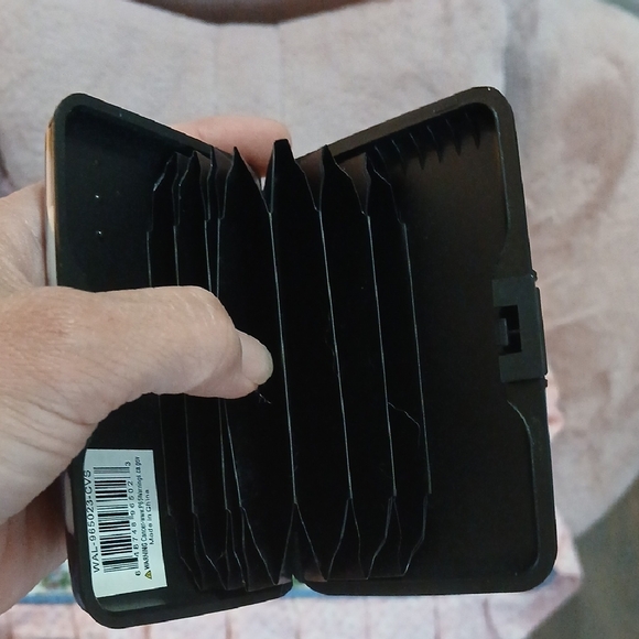 ♡Blue and Black Camouflage Business Card Case♡ - Picture 7 of 13